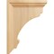 Ekena Millwork 2 1/2"W x 6"D x 8"H Medium Thompson Wood Bracket, Red Oak BKTW02X06X08TMRO - alternate 4